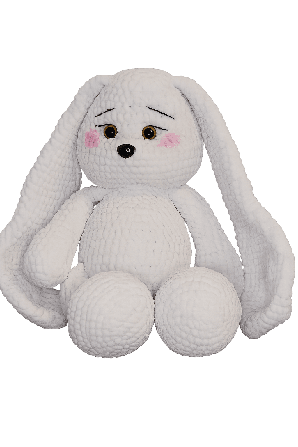 White Crochet Bunny
