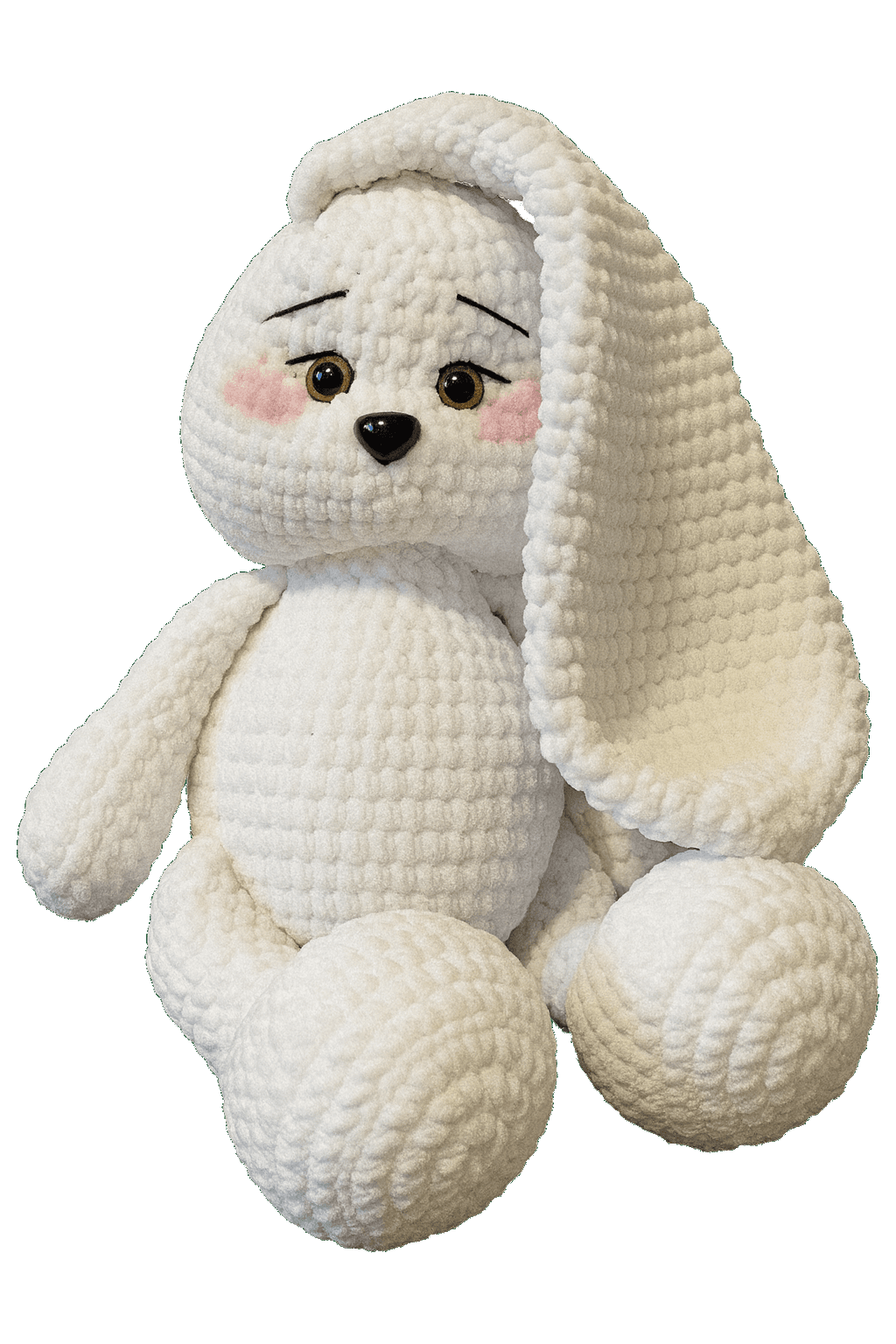 White Crochet Bunny