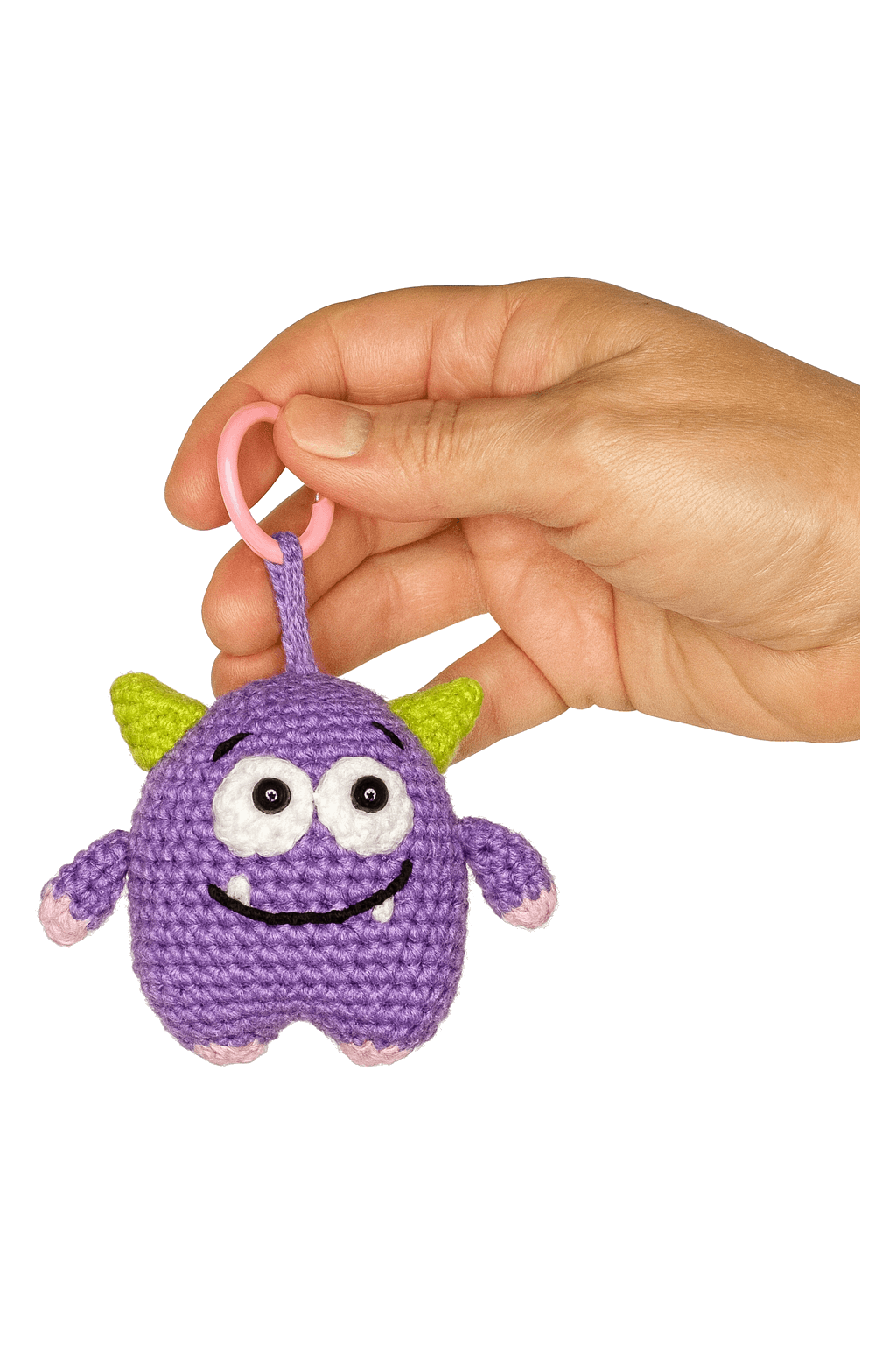 Crochet Monster Keychain