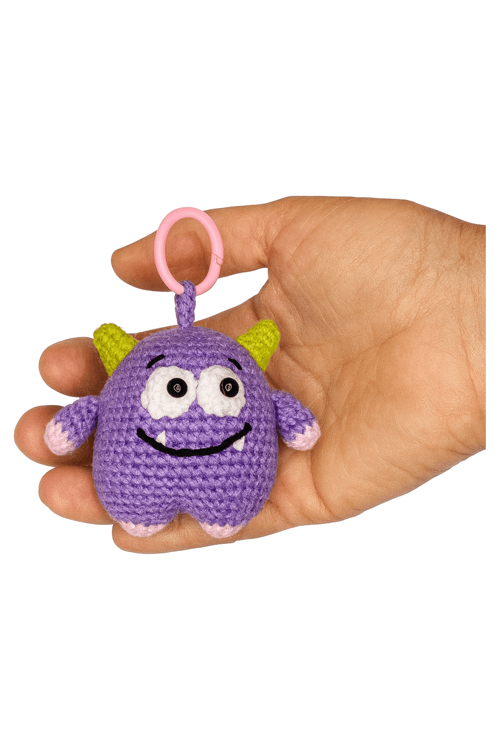 Crochet Monster Keychain