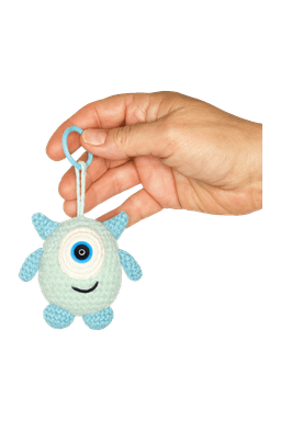 Crochet Cyclops Keychain