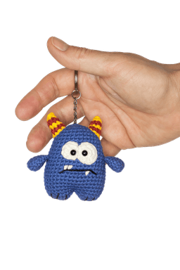 Crochet Monster Keychain